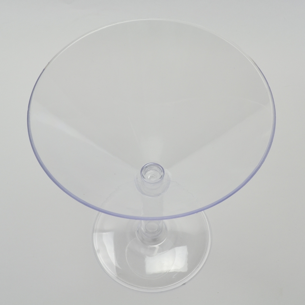 9" Martini Glass - Clear Acrylic  2