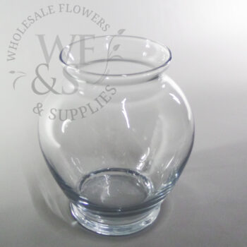 Glass Ginger Vase 7¼"
