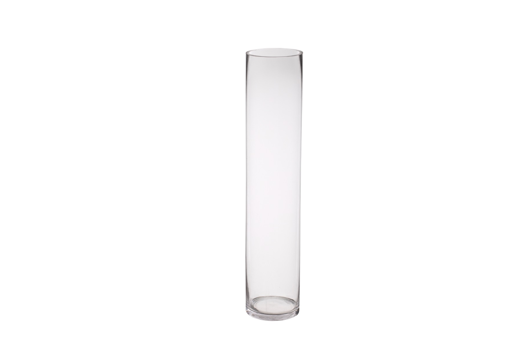 Tall Glass Cylinder Vase 24" x 5"